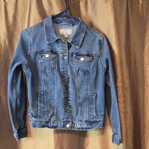 Time and Tru Blue Denim Jacket